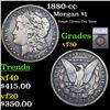 1880-cc Morgan Dollar $1 Graded vf30 BY SEGS