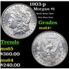 Image 1 : 1903-p Morgan Dollar $1 Grades Choice+ Unc