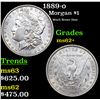 Image 1 : 1889-o Morgan Dollar $1 Grades Select Unc