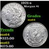 Image 1 : 1921-s Morgan Dollar $1 Grades Choice Unc