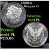 Image 1 : 1880-s Morgan Dollar $1 Grades Choice Unc PL