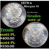 Image 1 : 1879-s Morgan Dollar $1 Grades Choice Unc+ PL