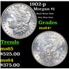 Image 1 : 1902-p Morgan Dollar $1 Grades Choice+ Unc