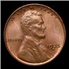 Image 2 : 1935-d Lincoln Cent 1c Grades GEM Unc RB