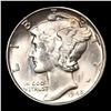 Image 2 : 1945-p Mercury Dime 10c Grades GEM++ Unc