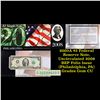 Image 1 : 2003A $2 Federal Reserve Note, Uncirculated 2008 BEP Folio Issue (Philadelphia, PA) Grades Gem CU