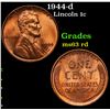 Image 1 : 1944-d Lincoln Cent 1c Grades Select Unc RD