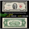 1953 $2 Red Seal United States Note Grades Choice AU/BU Slider