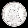 Image 2 : 1871-p Seated Liberty Half Dime 1/2 10c Grades Select+ Unc