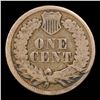 Image 3 : 1862 Indian Cent 1c Grades vg+