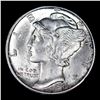 Image 2 : 1944-p Mercury Dime 10c Grades Choice+ Unc