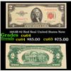 Image 1 : 1953B $2 Red Seal United States Note Grades Choice CU