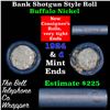Image 1 : Buffalo Nickel Shotgun Roll in Old Bank Style 'Bell Telephone'  Wrapper 1924 & D Mint Ends