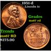 Image 1 : 1951-d Lincoln Cent 1c Grades GEM++ Unc RD