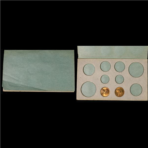 Partial All Original 1951 Mint Set On Original Cardboard