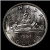 Image 3 : 1961 Canada Dollar $1 Grades GEM+ UNC PL