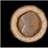 Image 2 : Mixed small cents 1c orig shotgun roll, 1919-D Wheat Cent, 1891 Indian Cent other end, Brinks Wrappe