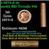 Image 1 : Shotgun Lincoln 1c roll, 1973-d 50 pcs Brandt Wrapper