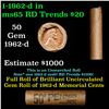 Image 1 : Shotgun Lincoln 1c roll, 1962-d 50 pcs Brandt Wrapper