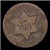 Image 2 : 1852 Three Cent Silver 3cs Grades g+