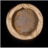 Image 3 : Mixed small cents 1c orig shotgun roll, 1918-D Wheat Cent, 1897 Indian Cent other end, Brinks Wrappe