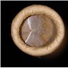 Image 2 : Mixed small cents 1c orig shotgun roll, 1917-S Wheat Cent, 1890 Indian Cent other end, Brinks Wrappe