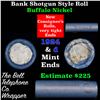 Image 1 : Buffalo Nickel Shotgun Roll in Old Bank Style 'Bell Telephone'  Wrapper 1924 & D Mint Ends