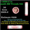 Image 1 : Shotgun Lincoln 1c roll, 2009-d 50 pcs Brandt Wrapper.