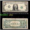 Image 1 : 1963B $1 'Barr Note' Federal Reserve Note (Kansas City, MO) Grades vf+