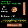 Image 1 : Shotgun Lincoln 1c roll, 1964-p 50 pcs Johnson Fare Wrapper.