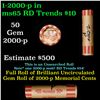 Image 1 : Shotgun Lincoln 1c roll, 2000-p 50 pcs Brandt Wrapper.