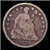 Image 2 : 1858-p Seated Liberty Half Dime 1/2 10c Grades vg+