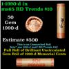 Image 1 : Shotgun Lincoln 1c roll, 1990-d 50 pcs Brandt Wrapper