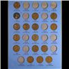 Image 5 : Partial Lincoln 1c Whitman folder, 1909-1940, 38 coins