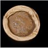 Image 3 : Mixed small cents 1c orig shotgun roll, 1918-S Wheat Cent, 1897 Indian Cent other end, Brinks Wrappe