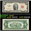 1953C $2 Red Seal United States Note Key To The Series Grades Select AU