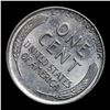 Image 3 : 1943-p Lincoln Cent 1c Grades GEM Unc
