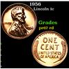 Proof 1956 Lincoln Cent 1c Grades Gem++ Proof Red