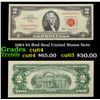 1963 $2 Red Seal United States Note Grades Choice CU