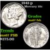 Image 1 : 1941-p Mercury Dime 10c Grades GEM++ FSB