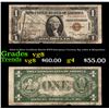 1935A $1 Silver Certificate Hawaii WWII Emergency Currency, Sig. Julian & Morgenthau Grades vg, very