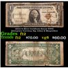 1935A $1 Silver Certificate Hawaii WWII Emergency Currency, Sig. Julian & Morgenthau Grades f, fine