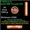 Image 1 : Shotgun Lincoln 1c roll, 1995-p 50 pcs Brandt Wrapper.