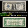 1928B $1 Blue Seal Silver Certificate "Funny Back" Grades vf+