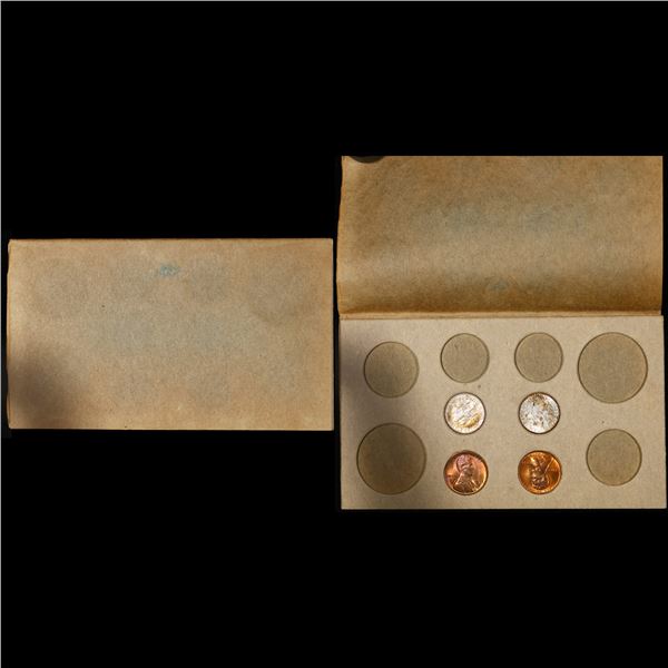 Partial All Original 1955 Mint Set On Original Cardboard