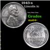 Image 1 : 1943-s Lincoln Cent 1c Grades Choice+ Unc
