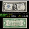 1928B $1 Blue Seal Silver Certificate "Funny Back" Grades vf+