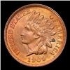 Image 2 : 1909 Indian Cent 1c Grades Gem+ Unc RB