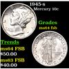 Image 1 : 1945-s Mercury Dime 10c Grades Choice Unc FSB