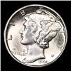 Image 2 : 1944-d Mercury Dime 10c Grades GEM+ FSB